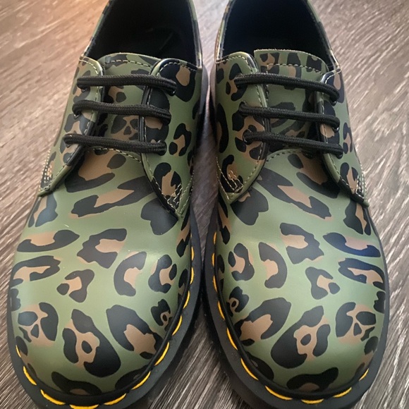 Dr. Martens 1461 Distorted Leopard Print Oxford 5 - Picture 3 of 4